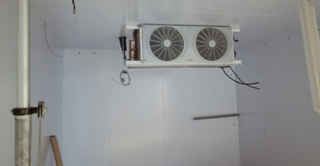 Intérieur de Chambre froide négative